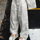 Utility pants in white