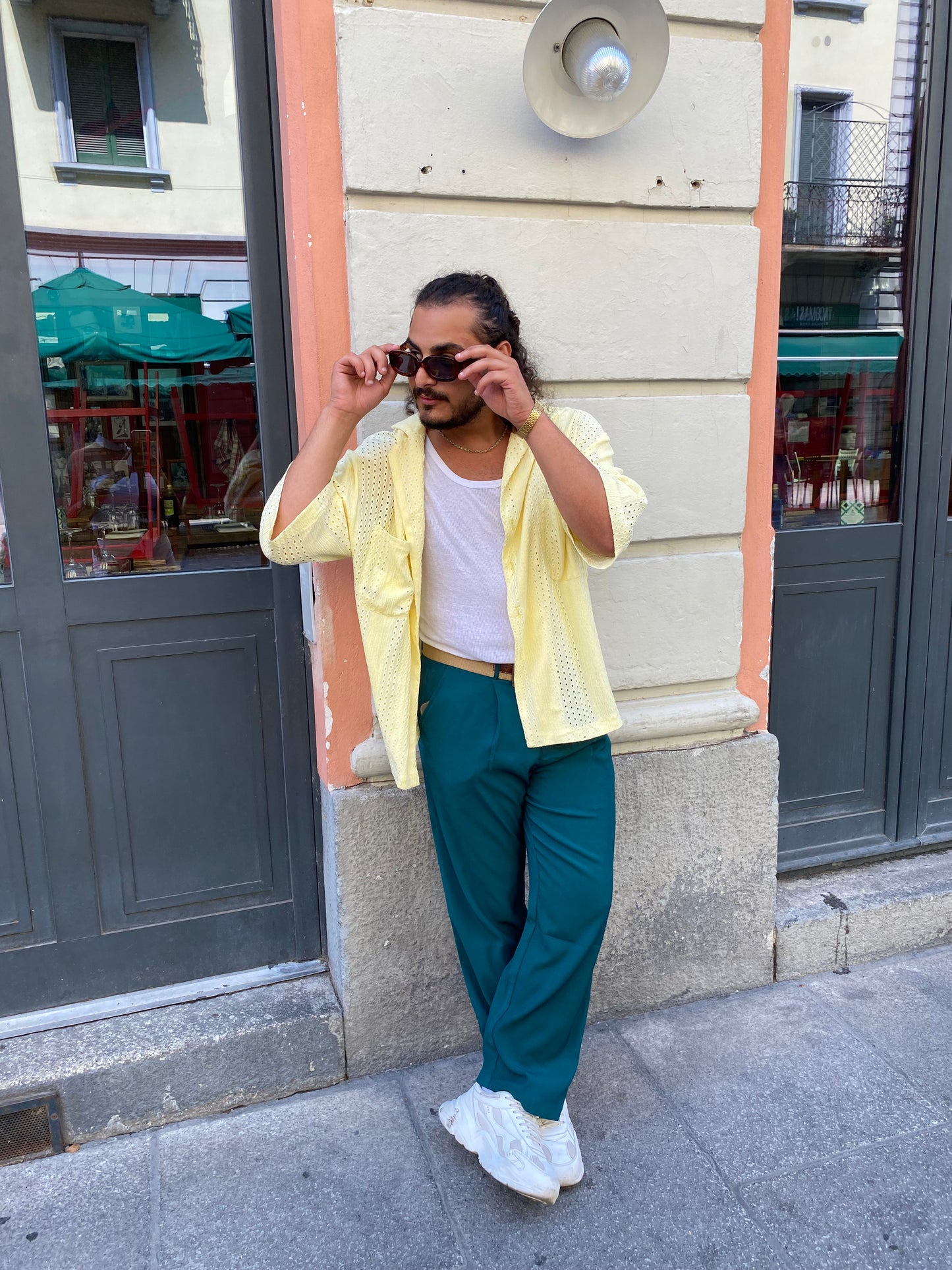 Yellow shirt