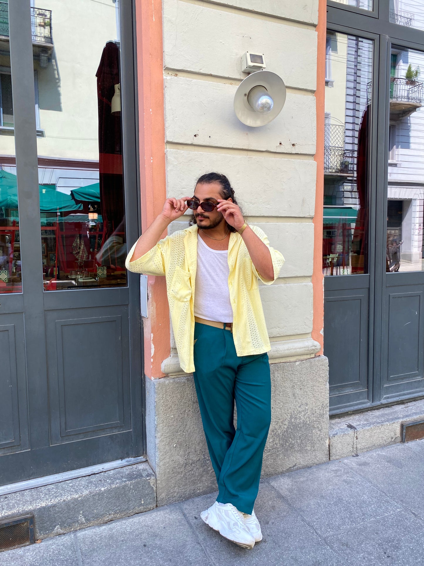 Yellow shirt