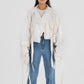 Glitched white jacket