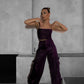 Purple bling pants
