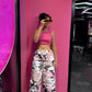 Pink camo pants