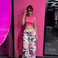 Pink camo pants