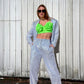 Eco neon crop top
