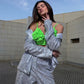 Eco neon crop top