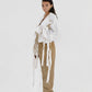 Glitched white jacket