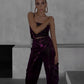 Purple bling pants
