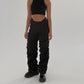 V cut zigzag pants
