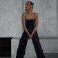 Purple bling pants